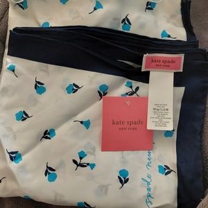 Kate Spade garden ditsy silk square scarf